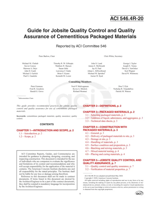 ACI 546.4R-20 pdf