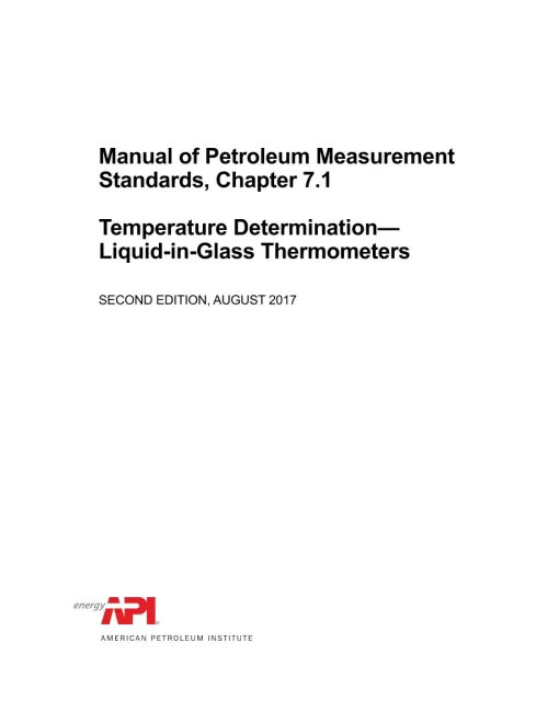 API MPMS Chapter 7.1 (R2024) pdf