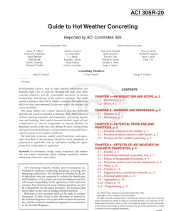 ACI 305R-20 pdf