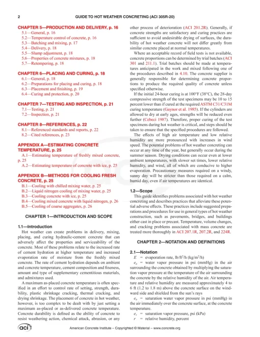 ACI 305R-20 pdf