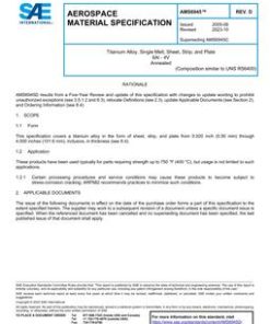 SAE AMS6945D pdf