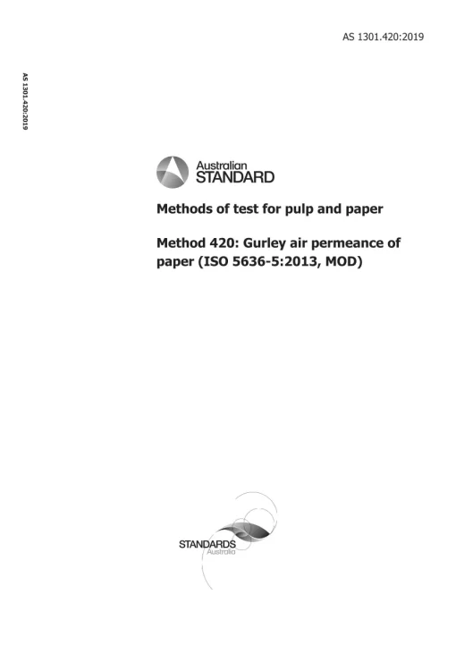 AS 1301.420:2019 pdf