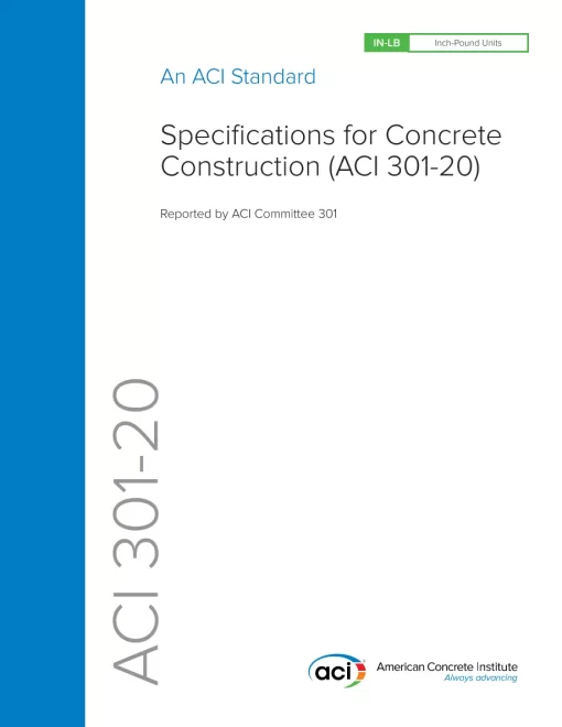 ACI SPEC-301-20 pdf