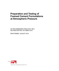 API RP 10B-4 (R2019) pdf