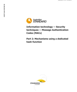 AS ISO/IEC 9797.2:2019 pdf