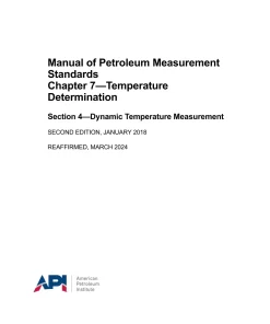 API MPMS Chapter 7.4 (R2024) pdf