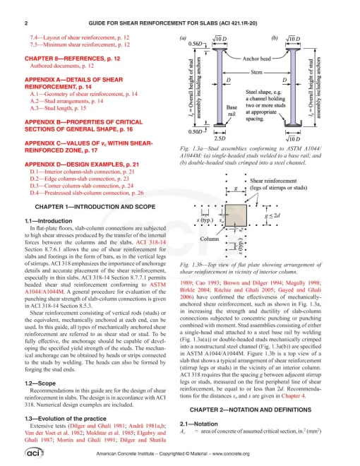 ACI 421.1R-20 pdf