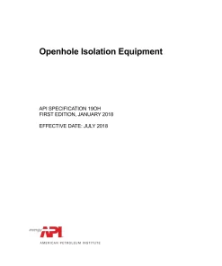 API Spec 19OH pdf