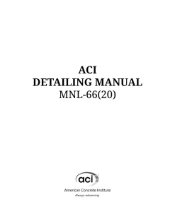 ACI MNL-66(20) pdf