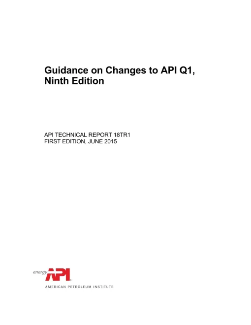 API TR 18TR1 pdf