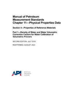 API MPMS Chapter 11.4.1 (R2023) pdf