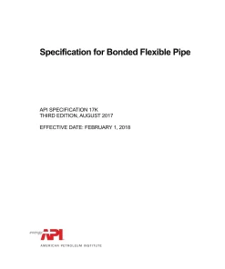 API Spec 17K (R2022) pdf