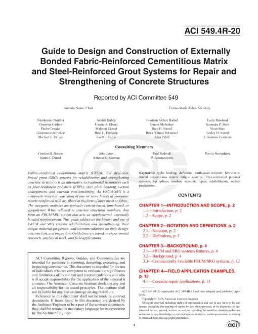 ACI 549.4R-20 pdf