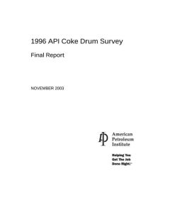 API COKE DRUM SURVEY pdf