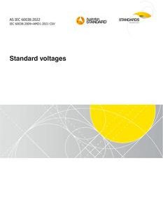 AS IEC 60038:2022 pdf