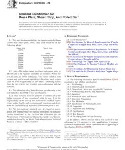 ASTM B36/B36M-23 pdf