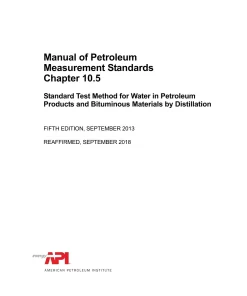 API MPMS Chapter 10.5 (R2018) pdf