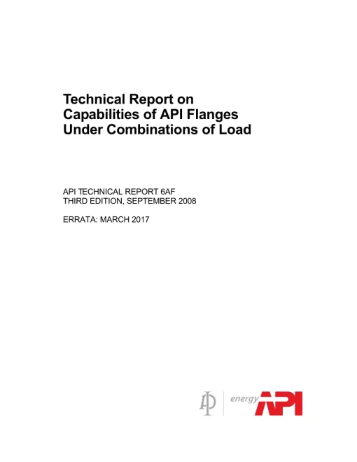 API TR 6AF:2008 pdf