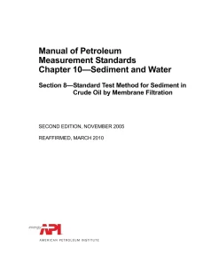 API MPMS Chapter 10.8 (R2010) pdf