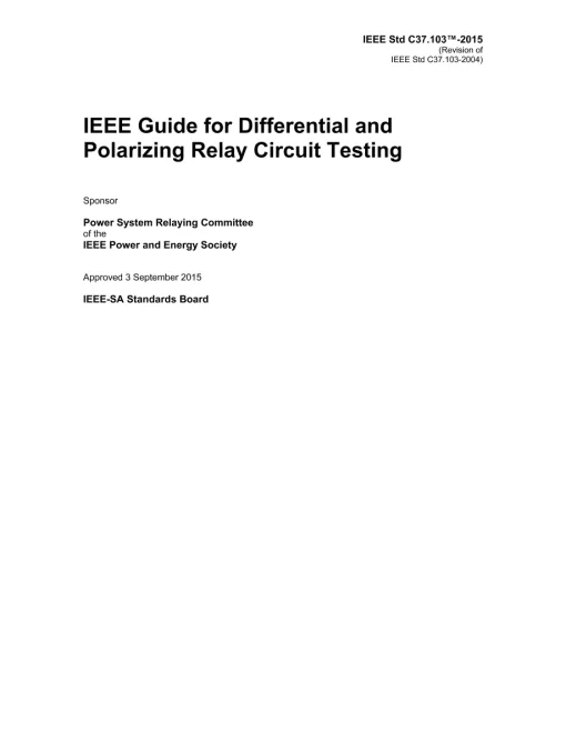 IEEE C37.103-2015 pdf