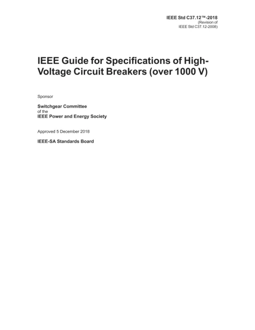 IEEE C37.12-2018 pdf