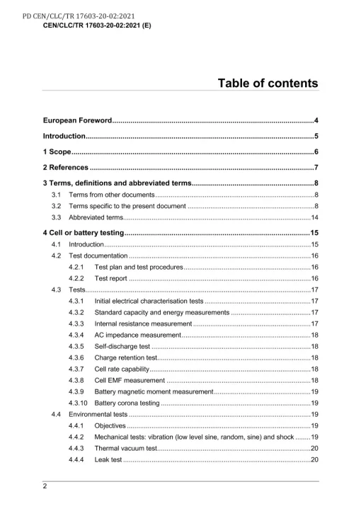 BS PD CEN/CLC/TR 17603-20-02:2021 pdf