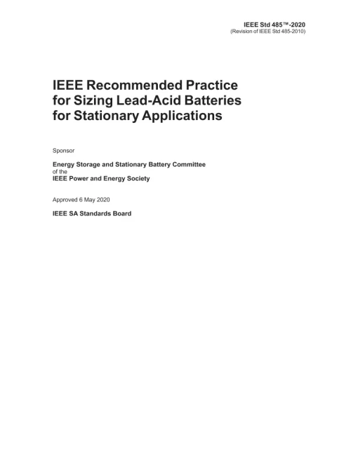 IEEE 485-2020 pdf