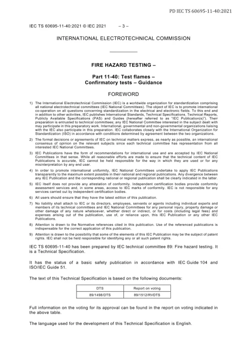 BS PD IEC TS 60695-11-40:2021 pdf