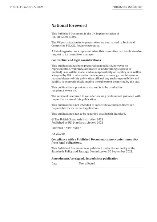 BS PD IEC TR 62001-5:2021 pdf