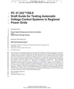 IEEE C37.252-2024 pdf