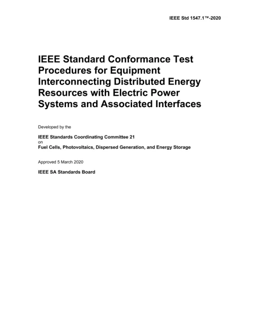 IEEE 1547.1-2020 pdf