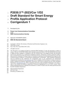 IEEE 2030.5-2023/Cor 1 pdf