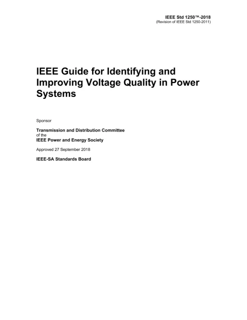 IEEE 1250-2018 pdf