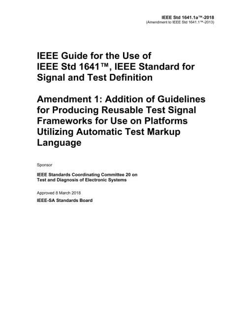 IEEE 1641.1a-2018 pdf