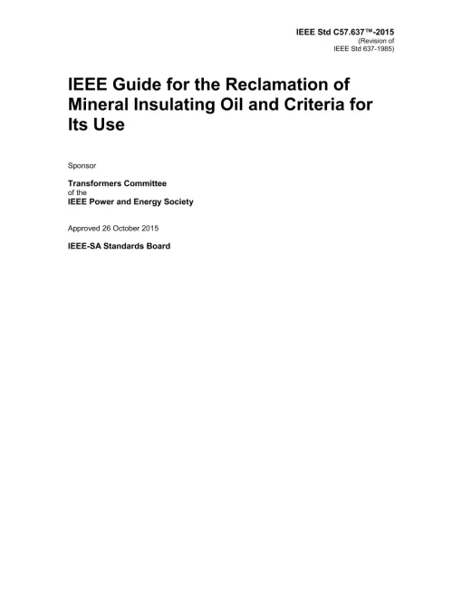 IEEE C57.637-2015 pdf