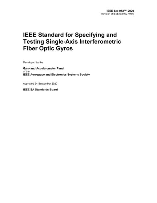 IEEE 952-2020 pdf