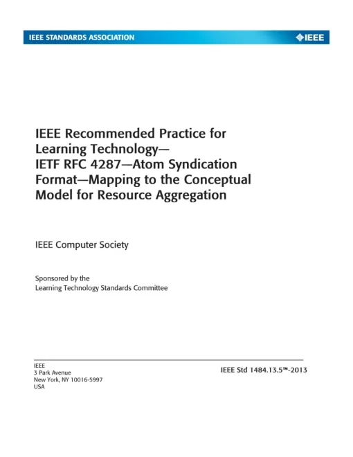 IEEE 1484.13.5-2013 pdf