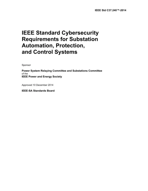 IEEE C37.240-2014 pdf