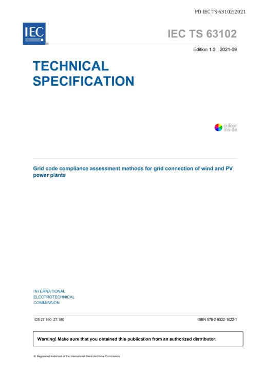 BS PD IEC TS 63102:2021 pdf