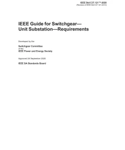 IEEE C37.121-2020 pdf