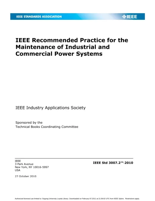 IEEE 3007.2-2010 pdf