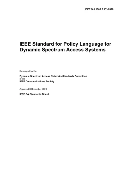 IEEE 1900.5.1-2020 pdf