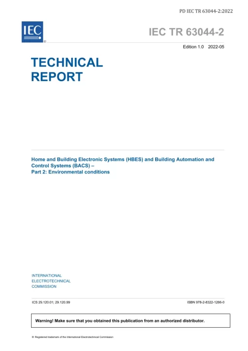 BS PD IEC TR 63044-2:2022 pdf