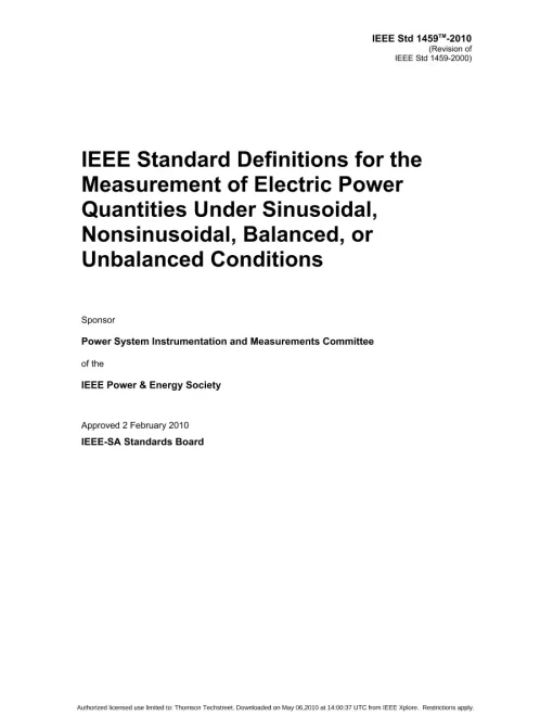 IEEE 1459-2010 pdf