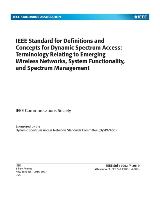 IEEE 1900.1-2019 pdf