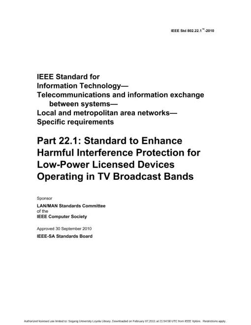 IEEE 802.22.1-2010 pdf