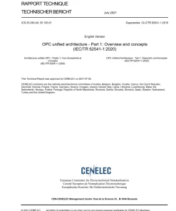 BS PD CLC IEC/TR 62541-1:2021 pdf