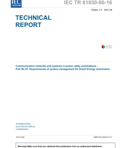 BS PD IEC TR 61850-90-16:2021 pdf