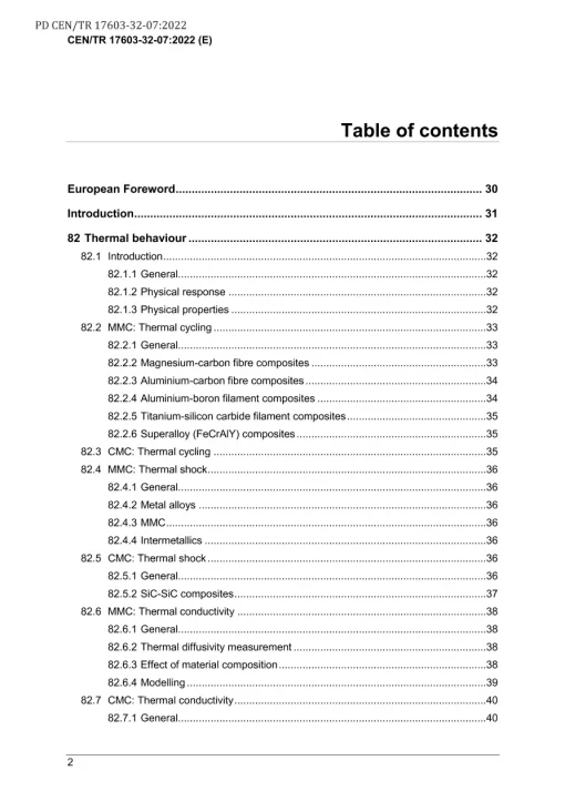 BS PD CEN/TR 17603-32-07:2022 pdf