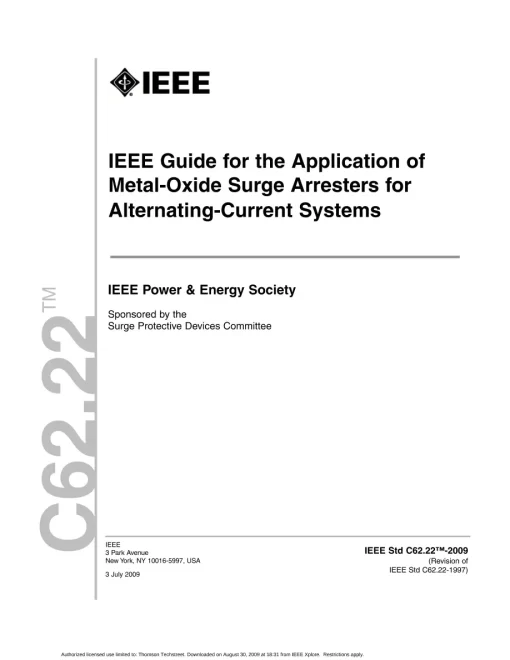 IEEE C62.22-2009 pdf